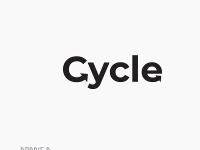 Cycle Wordmark 🔄 branding design icon lettering logo minimal vector wordmark