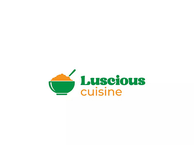 Luscious Cuisine 🍲 branding design food graphic design icon illustration lettering logo minimal ui ux vector