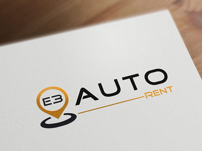 E3 AUTO RENT branding business card design graphic design illustration logo logo design minimal ui visiting cards
