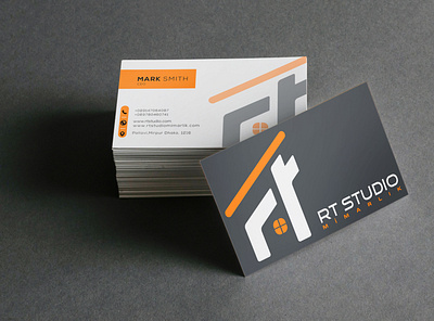 RT STUDIO MIMARLIK branding business card design graphic design illustration minimal visiting cards