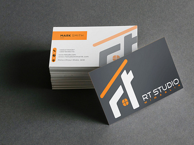 RT STUDIO MIMARLIK branding business card design graphic design illustration minimal visiting cards