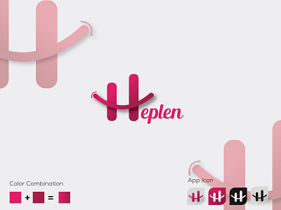 "Logo Design" "Heplen" 3d animation branding design graphic design icon illustration logo logo design motion graphics ui ux vector
