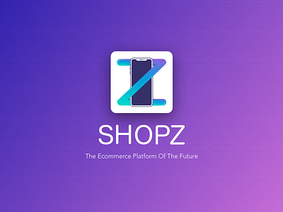 Shopz Logo brand ecommerce future iphone logo
