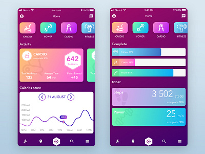 Fitness App Concept