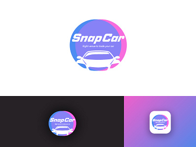 Snap Car App app application dark design ecommerce gradient illustration iphone logo mobile ui ux vector
