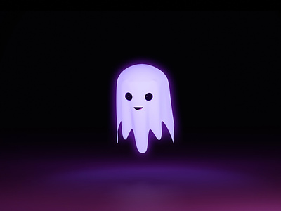 Friendly Ghost 3d blender3d boo ghost