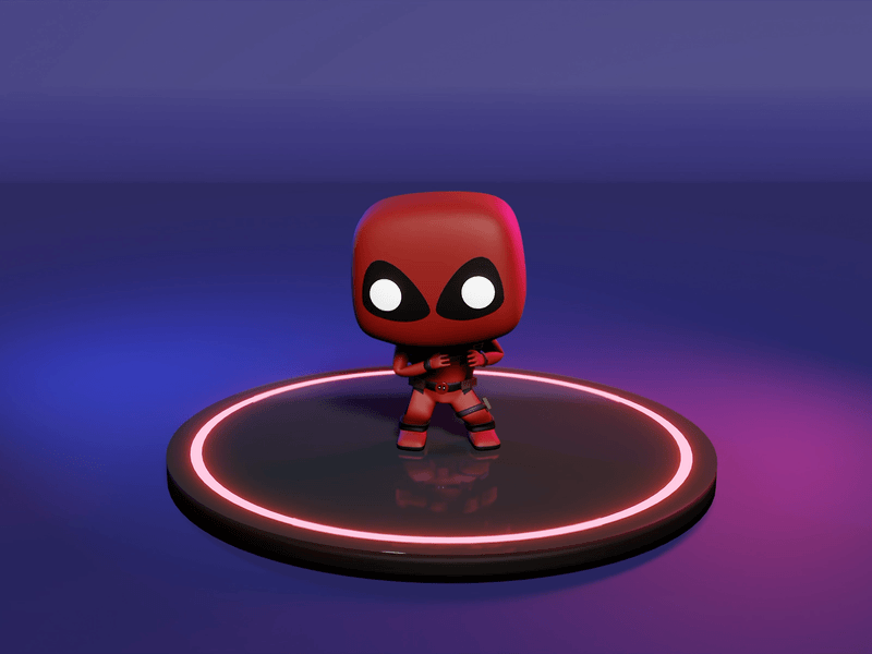 Dancing Deadpool 3d blender dance