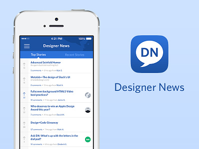 Designer News iPhone App