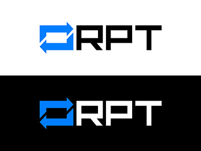 RPT (Repeat) Logo black blue logo repeat rpt white