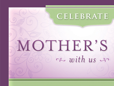 Celebrate Mother's Day celebrate flower green mothers day purple