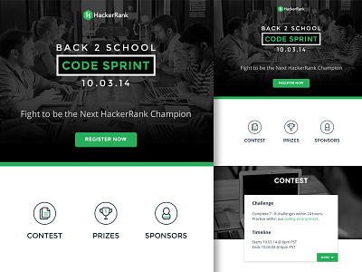 Code Sprint Landing Page (WIP) code green hackathon landing page sprint