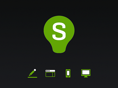 I'm Joining SmartRecruiters icons lightbulb logo product design