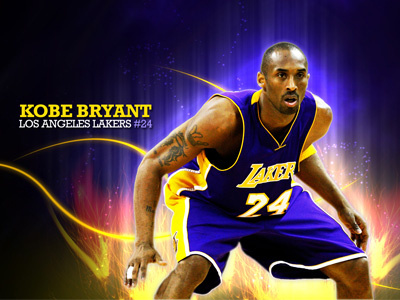 Kobe basketball dribbble fire flames gold kobe lakers purple yellow