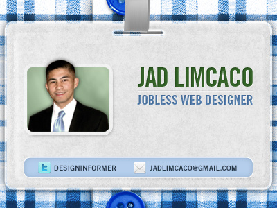 Jobless Web Designer ID blue id rebound