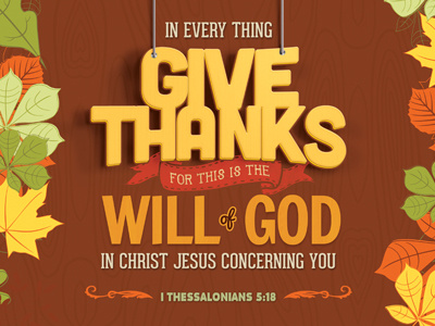 Give Thanks 2013 calendar fall give god jesus orange thanks verse