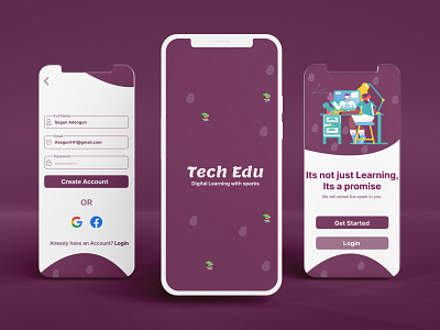 Tech Edu UI Design ui