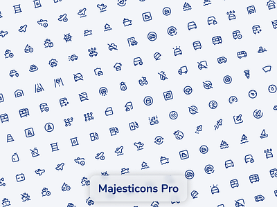 Majesticons Pro - Vehicles & Gear design icon icons iconset ui