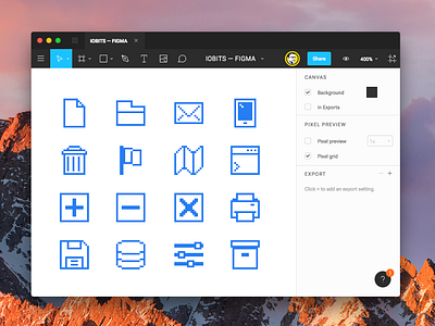 Pixel icons with figma figma icon iconset pixel