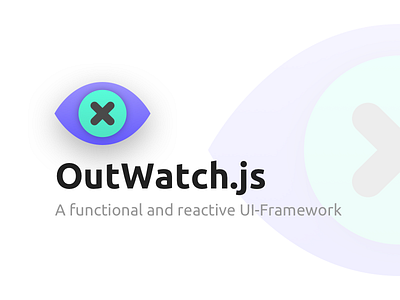 outwatchJS framework logo framework javascript js library reactive ui