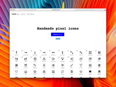 Rastericons black icon icons iconset raster retro webdesign website