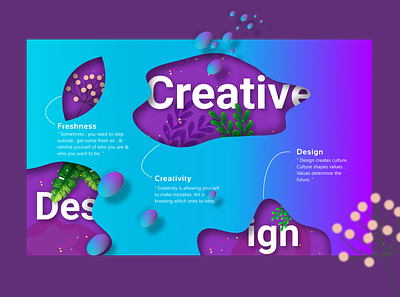 Designer Landing Page animation branding design illustration landing minimal splash ui ui design uiux ux web
