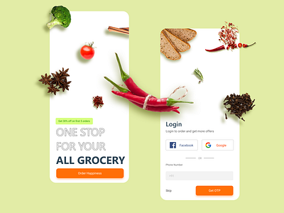 Grocery App UI Design