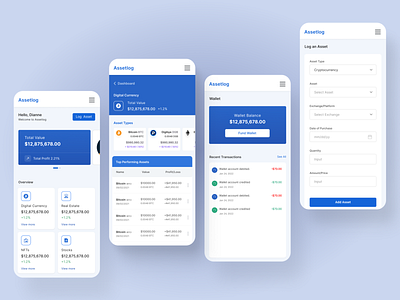 Assets & Investments Tracker experiencedesign productdesign uidesign uxdesign