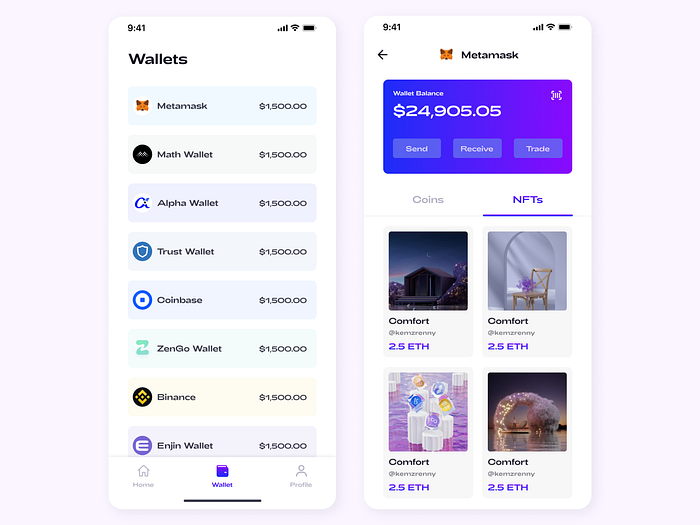 Multi-Wallet NFT App