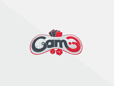 Gam3 branding design hi tech logo multimedia typography vector