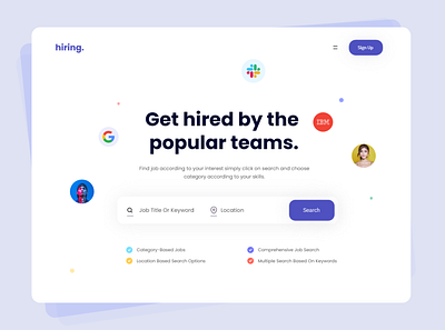 Job portal web daily ui hiring job board job portal jobportal jobs mobile app team ui uiux uiuxdesign webdesign website websites webui