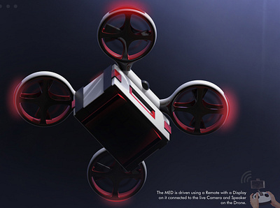 MED UAV- A First Response Emergency Drone for Highway Accidents automobile automotive design drone emergency industrial design product design transportation design uav