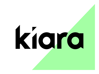 Kiara - logotype brand design font logo logotype minimalist