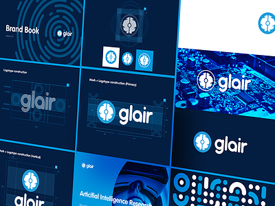 Glair Brandbook brand brand and identity brandbook design identity logo pattern
