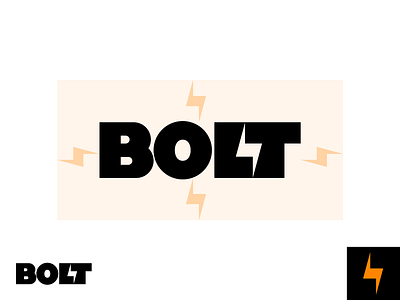BOLT - Revised bolt brand branding design glyph icon logo pattern typography vector