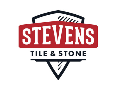 Stevens Tile & Stone branding design graphic logo