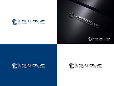 DAVID LEVIS LAW LOGO DESIGN branding design fiverrgigs law firm logo minimalist logo monogram logo vector