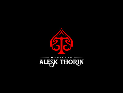 Alesk Thoring logo design branding design fiverrgigs illustration logo magic magician minimalist logo vector