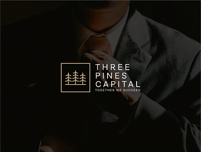 THREE PINES CAPITAL LOGO DESIGN branding design fiverrgigs logo minimalist logo vector venturecapital