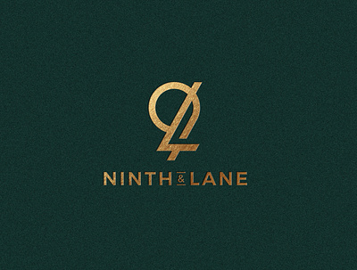 Ninth Lane logo Design 9logo abstract logo branding design fiverrgigs logo minimalist logo monogram logo vector
