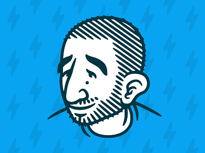 New avatar avatar character ear freelance illustration illustrator migraine myself profile self thunder vector