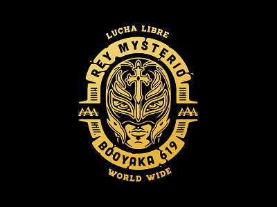 Rey Mysterio - Lucha Libre AAA fight illustration king libre lucha luchador merchandise mysterio rey shirt vector wrestling