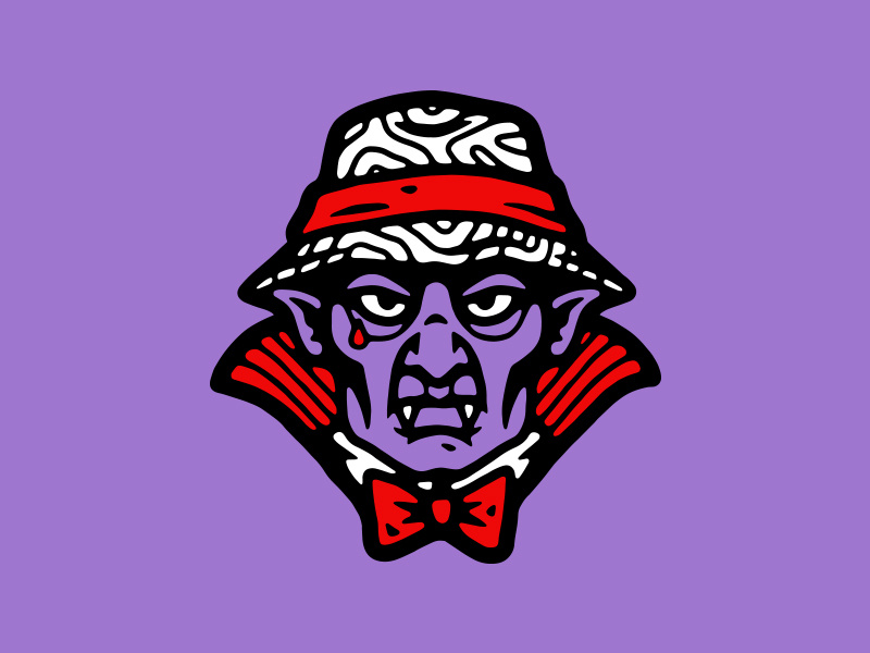 Vampire vector vampire monster mexico illustration homie dracula design blood