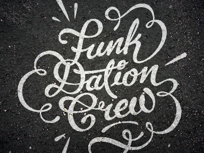Funkdation Crew crew dance design funk funkdation hip hop logo type typography vector