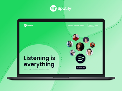 Spotify Landing Page