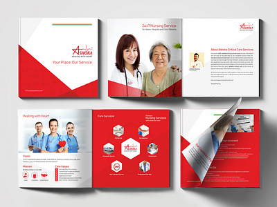 Ashoka Critical Care Services brochure design