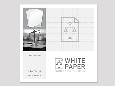 White Paper logo branding corporate identity design logo logo design