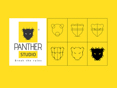 Panther studio logo design