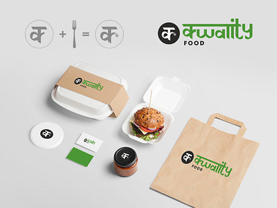 kwality food logo design branding corporate identity logo design