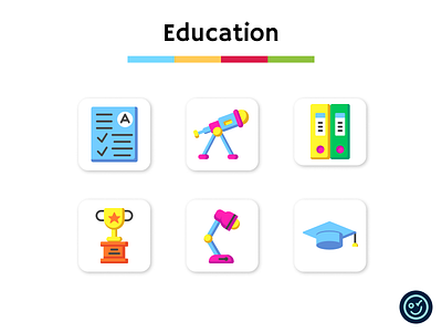 Education icon pack design education icon icon design icon set iconography icons ui
