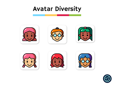 Avatar icon pack avatar design icon icon design icon set iconography icons illustration ui user